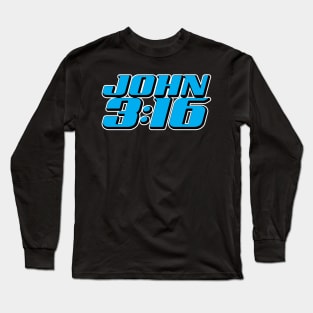 John 3:16 Bible Verse 2 Long Sleeve T-Shirt